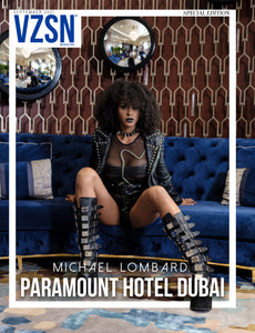 VZSN Magazine | Michael Lombard at Paramount Hotel Dubai | Cover 1 (DIGITAL ONLY)