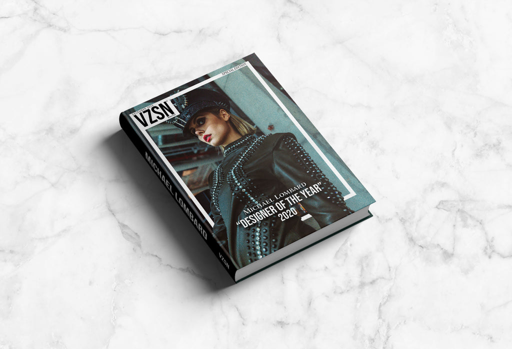 VZSN Magazine | Michael Lombard - Designer of The Year 2020 | HARDCOVER BOOK (DIGITAL+PRINT)